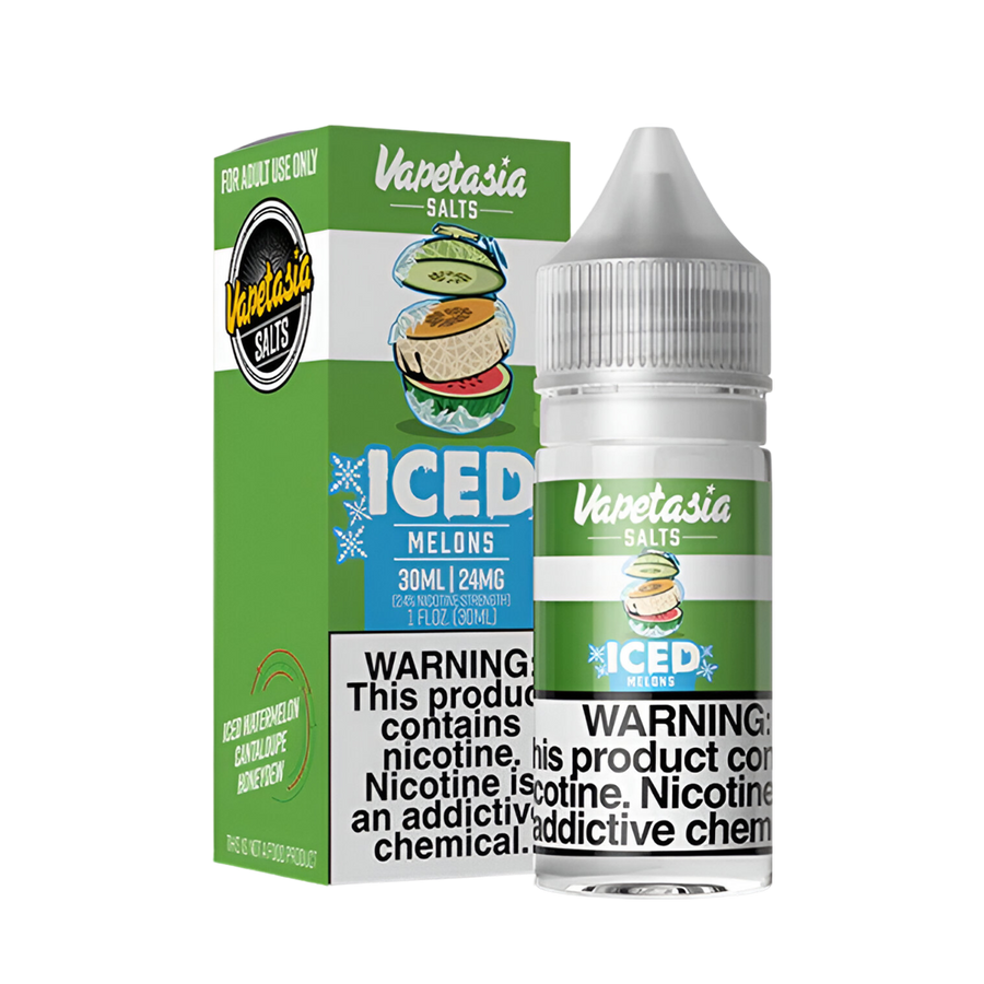 VapeTasia Iced Salt Nicotine Vape Juice 24 Mg 30 Ml Pineapple Express Iced