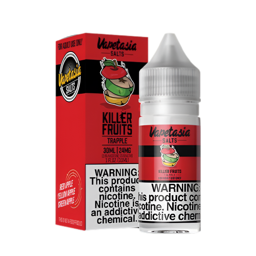 VapeTasia Killer Fruit Salt Nicotine Vape Juice 24 Mg 30 Ml Trapple