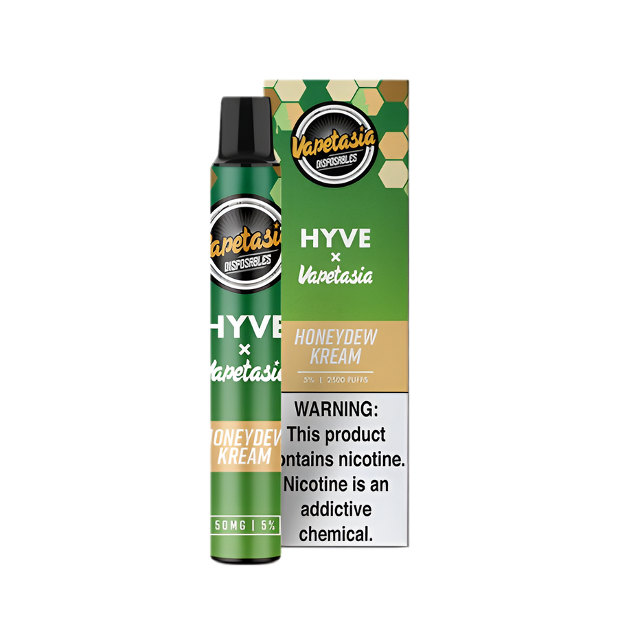 VapeTasia ☓ Hyve 2500 Disposable Vape Honeydew Kream  