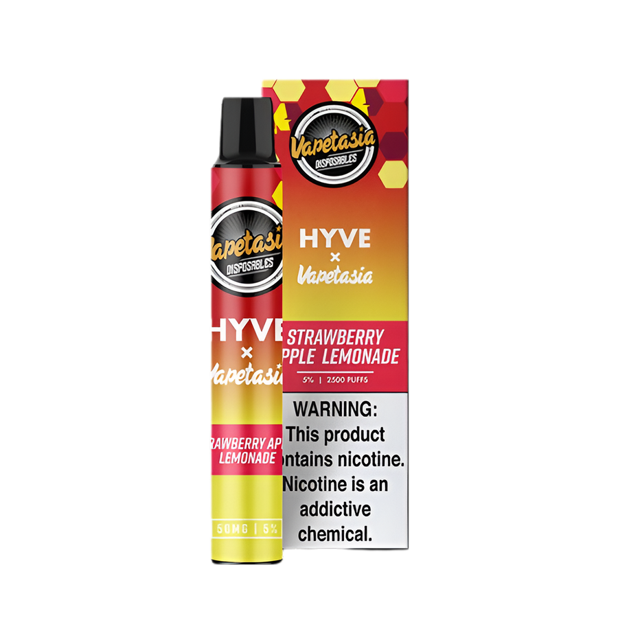 VapeTasia ☓ Hyve 2500 Disposable Vape Strawberry Apple Lemonade  