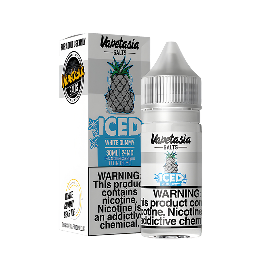 Vapetasia Killer Sweets Iced Salt Nicotine Vape Juice 48 Mg 30 Ml Iced White Gummy