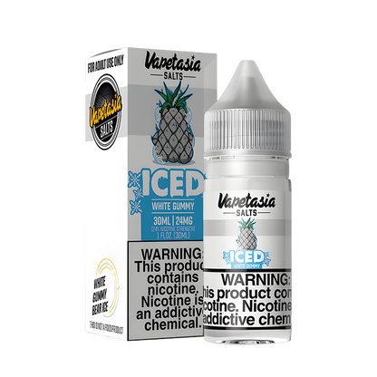 Vapetasia Killer Sweets Iced Salt Nicotine Vape Juice 24 Mg 30 Ml Iced White Gummy