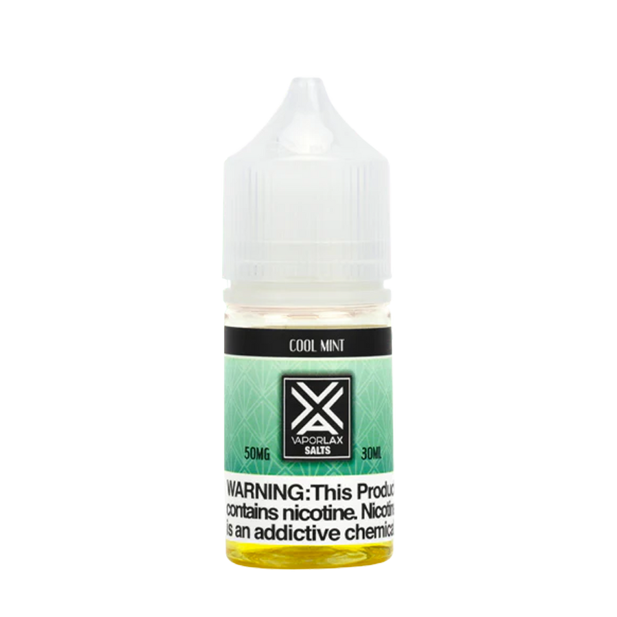 Vaporlax Salt Nicotine Vape Juice 50 Mg 30 Ml Cool Mint