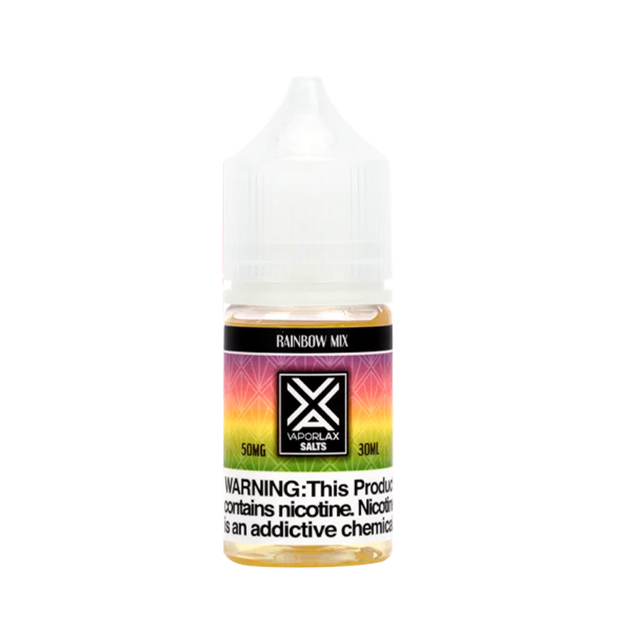 Vaporlax Salt Nicotine Vape Juice 50 Mg 30 Ml Rainbow Mix