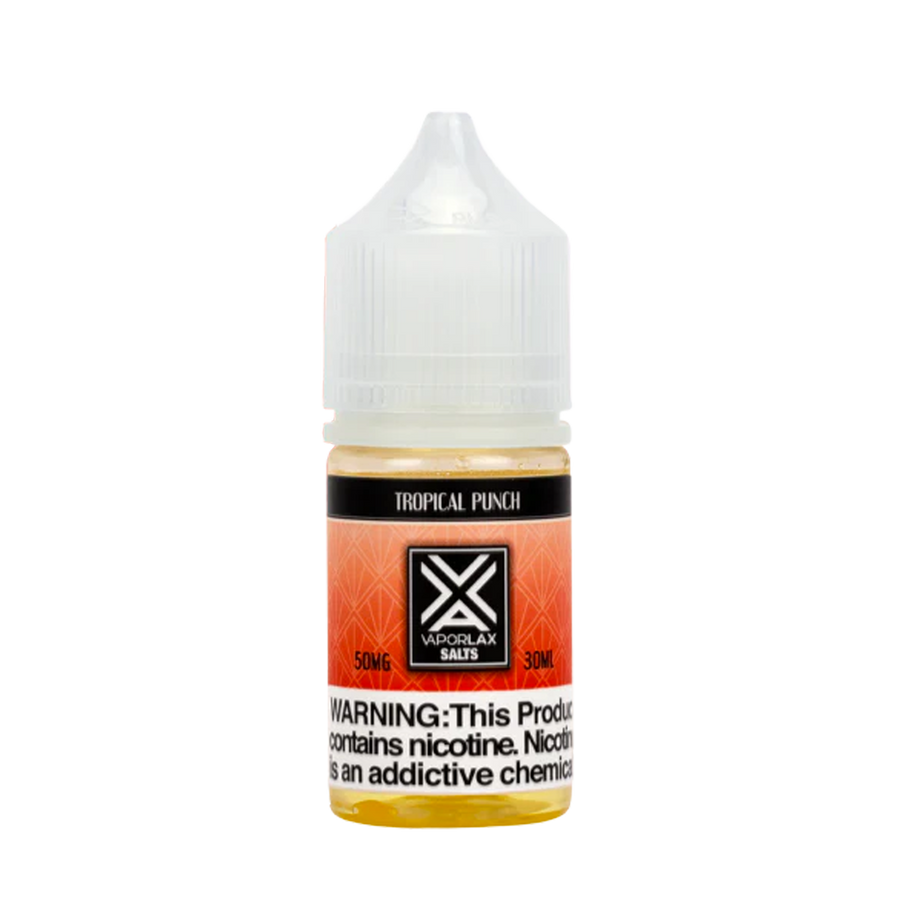 Vaporlax Salt Nicotine Vape Juice 50 Mg 30 Ml Tropical Punch