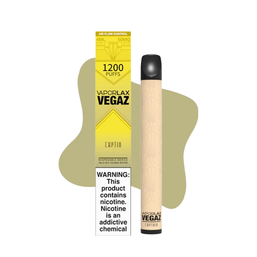 Vaporlax Vegaz Disposable Vape Pen Captain  