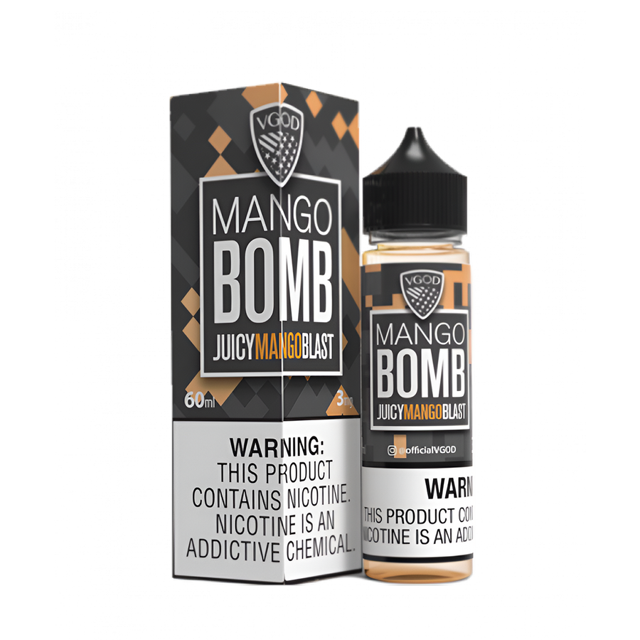 VGOD Bomb Line Freebase Vape Juice 0 Mg 60 Ml Mango Bomb (Juicy Mango Blast)