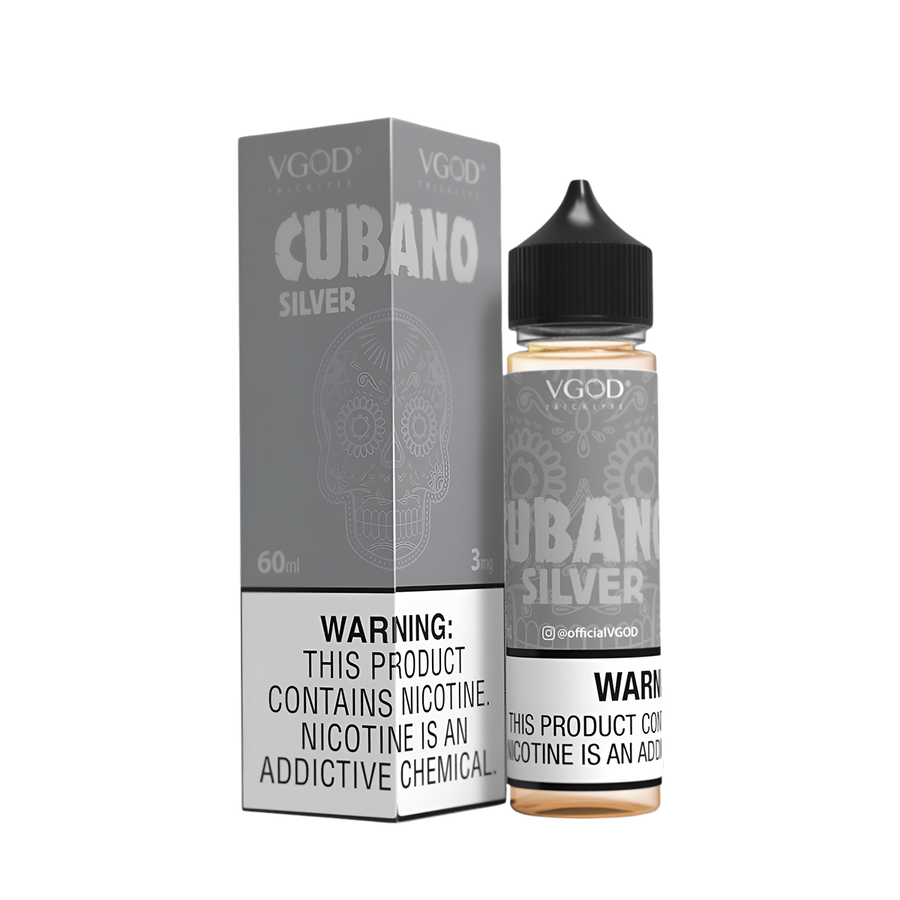 VGOD Cigar Line Freebase Vape Juice 0 Mg 60 Ml Cubano Silver