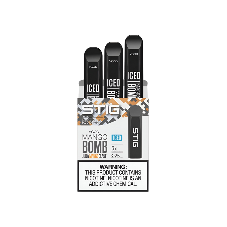 VGOD STIG POD DISPOSABLE Vape Mango Bomb  