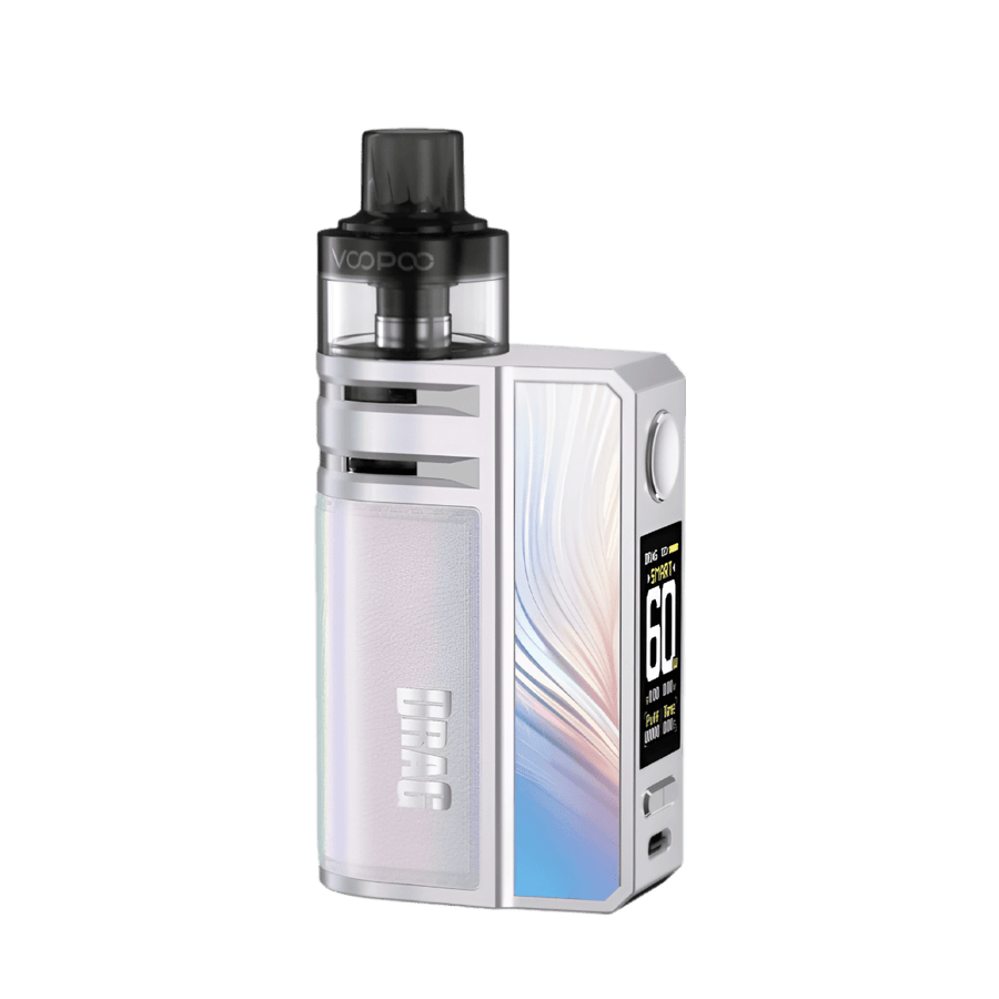 Voopoo Drag E60 Pod-Mod Kit Rainbow Silver  