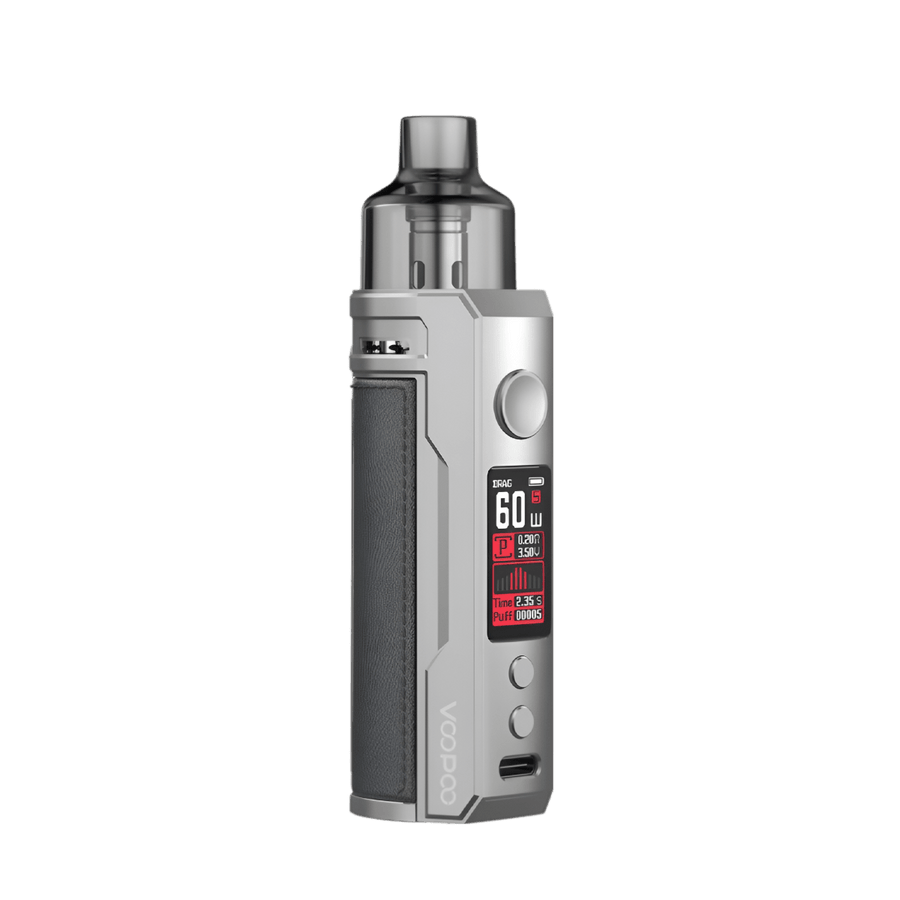 Voopoo Drag S Pod-Mod Kit Silver Dark Grey  