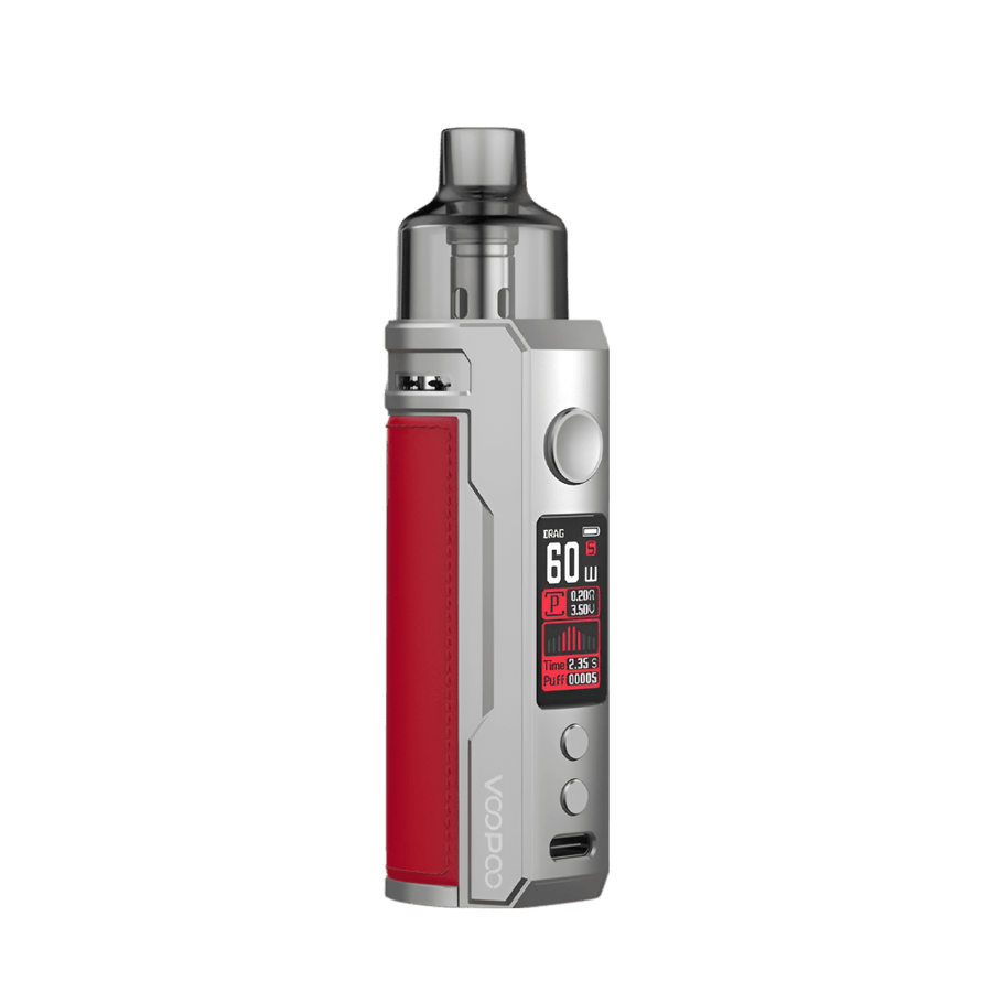 Voopoo Drag S Pod-Mod Kit Silver Red  