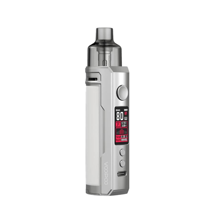 Voopoo Drag X Pod-Mod Kit Silver White  