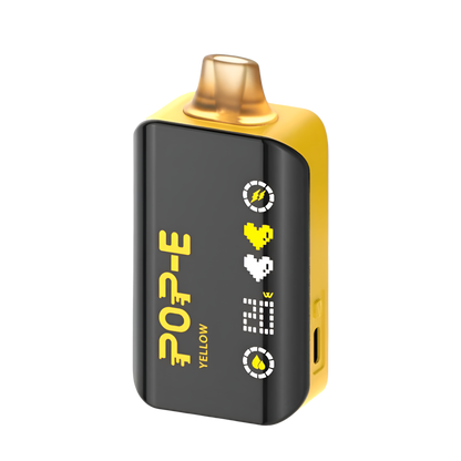 Pop-E 24K Disposable Vape Yellow  