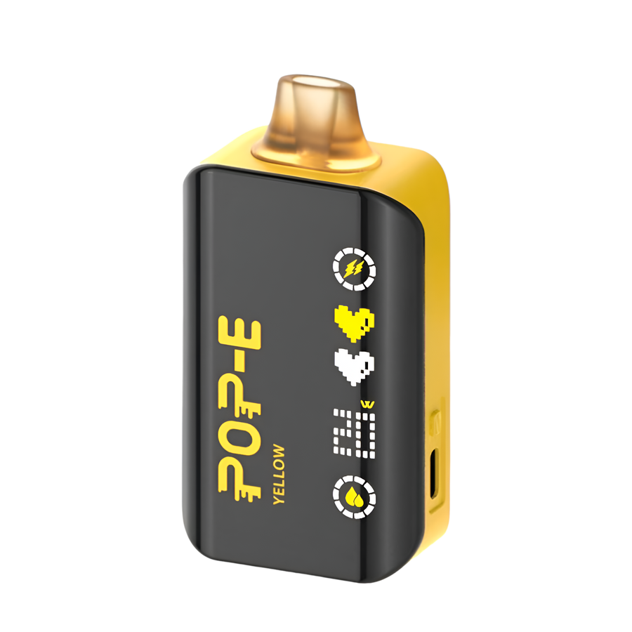 Pop-E 24K Disposable Vape Yellow  