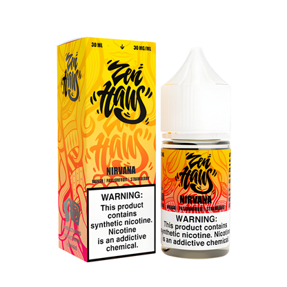 Zen Haus Salt Nicotine Vape Juice 30 Mg 30 Ml Nirvana (Mango Passionfruit Strawberry)