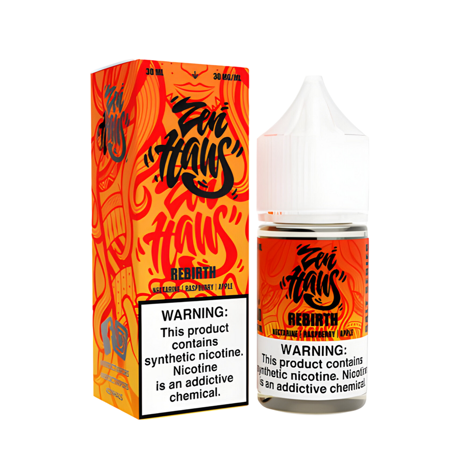 Zen Haus Salt Nicotine Vape Juice 30 Mg Rebirth (Nectarine Raspberry Apple) 