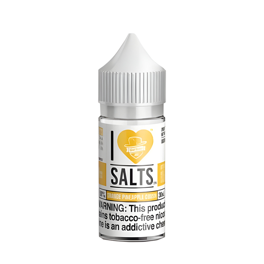 Mad Hatter I Love Salt Nicotine Vape Juice 25 Mg Orange Pineapple Crush 