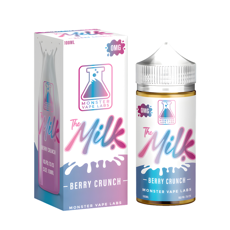 The Milk Monster Freebase Vape Juice 3 Mg Berry Crunch Milk 