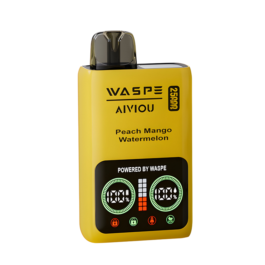 WASPE 25000 Disposable Vape Peach Mango Watermelon  