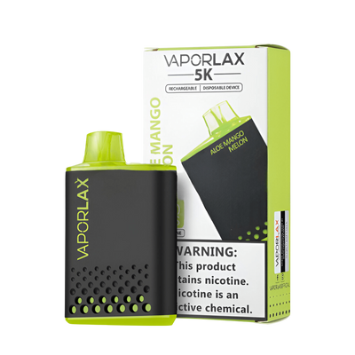 Vaporlax 5K Disposable Vape Aleo Mango Melon  